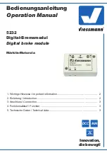 Preview for 1 page of Viessmann 5232 Operation Manual