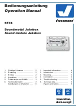 Preview for 1 page of Viessmann 5578 Operation Manual