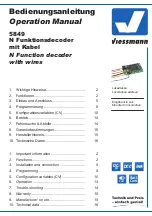 Предварительный просмотр 1 страницы Viessmann 5849 Operation Manual