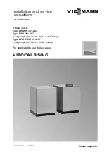 Preview for 1 page of Viessmann 7452609 Installation And Service Instructions Manual