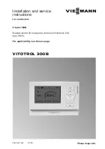 Viessmann 7501928 Installation And Service Instructions For Contractors preview