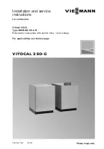 Preview for 1 page of Viessmann 7514659 Installation And Service Instructions Manual