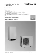 Viessmann AWB 201.B04 Installation And Service Instructions Manual предпросмотр