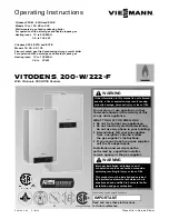 Viessmann B2HAA95 Operating Instructions Manual preview