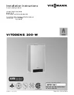 Preview for 1 page of Viessmann B2HB 45 Installation Instructions Manual