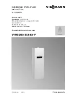 Viessmann B2UA Installation And Service Instructions Manual preview