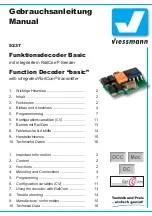 Предварительный просмотр 1 страницы Viessmann Basic 5237 Manual