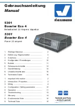 Viessmann Booster Eco 4 5301 Manual preview