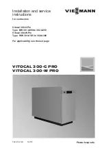 Preview for 1 page of Viessmann BW 301.A090 Installation And Service Instructions Manual