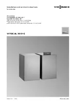 Viessmann BW 301.B06 Installation And Service Instructions Manual предпросмотр