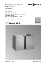 Viessmann BW 351.A07 Installation And Service Instructions For Contractors предпросмотр