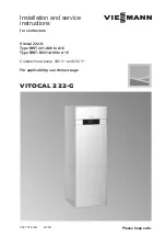 Viessmann BWT 221.A06 Installation And Service Instructions Manual предпросмотр