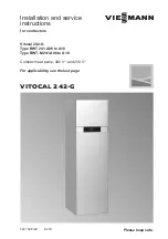 Viessmann BWT 241.A Series Installation And Service Instructions Manual preview