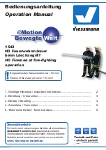 Viessmann eMotion 1542 Operation Manual preview