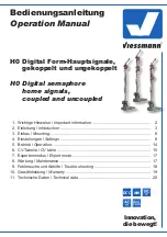 Preview for 1 page of Viessmann H0 Digital semaphore home signals, coupled and uncoupled Operation Manual