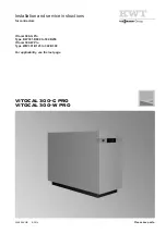 Preview for 1 page of Viessmann KWT BW 301.B090 Installation And Service Instructions Manual