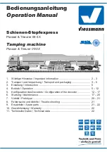 Preview for 2 page of Viessmann Plasser & Theurer 09-3X Operation Manual