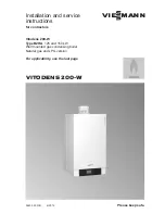Viessmann Series B2HA 40 Installation And Service Instructions Manual preview