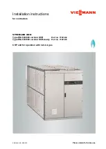 Preview for 1 page of Viessmann VITOBLOC 200 Installation Instructions Manual