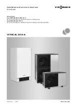 Preview for 1 page of Viessmann VITOCAL 200-A AWO 201.A Installation And Service Instructions For Contractors