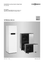 Предварительный просмотр 1 страницы Viessmann Vitocal 222-A Installation And Service Instructions Manual