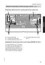 Предварительный просмотр 75 страницы Viessmann Vitocal 300 AWO-M-AC 301.A Installation And Service Instructions Manual