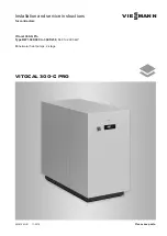 Viessmann Vitocal 300-G Pro BW 302.D090 Installation And Service Instructions For Contractors предпросмотр