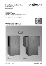 Viessmann VITOCAL 350-A Installation And Service Instructions Manual preview