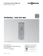 Viessmann VITOCELL 100-BH Technical Data Manual preview