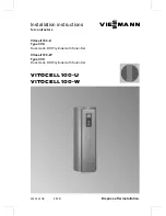 Preview for 1 page of Viessmann VITOCELL 100-U Installation Instructions Manual