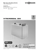 Viessmann Vitocrossal 200 CM2 186 Service Instruction preview