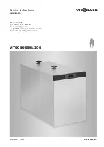 Viessmann Vitocrossal 200 CM2C 115 Service Instructions Manual preview