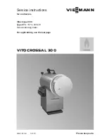 Viessmann Vitocrossal 300 CT3 SERIES Service Instructions Manual preview