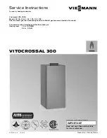Viessmann Vitocrossal 300 CU3A Service Instructions Manual preview