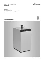 Viessmann VITOCROSSAL Series Installation Instructions Manual preview