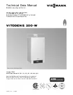 Preview for 1 page of Viessmann Vitodens 200-W B2HA 100 Technical Data Manual