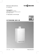 Preview for 1 page of Viessmann Vitodens 200-W WB2B Series Service Instructions For Contractors