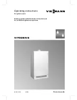 Viessmann Vitodens series Operating Instructions Manual preview