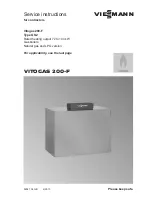 Viessmann Vitogas 200-F GS2 Service Instructions Manual preview