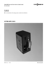 Preview for 1 page of Viessmann Vitogate 300 Installation And Service Instructions Manual