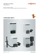 Preview for 1 page of Viessmann VITOLIGNO 300-H Series Operating Instructions Manual