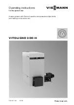 Viessmann Vitoligno 300-H Operating Instructions For The System User preview