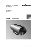 Viessmann VITOMAX 200-HW Operating And Service Instructions preview