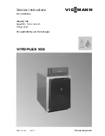 Viessmann VITOPLEX 100 Service Instructions Manual preview