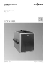 Viessmann Vitoplex 200 SX2A 1100 Installation Instructions Manual preview