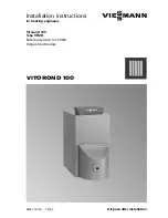 Viessmann Vitorond 100 Installation Instructions Manual preview