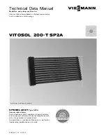 Viessmann VITOSOL 200-T SP2A Technical Data Manual preview