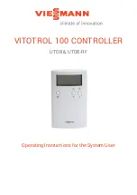 Preview for 1 page of Viessmann VITOTROL 100 UTDB Operating Instructions Manual