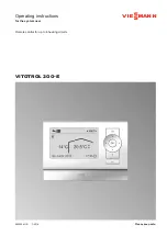 Viessmann VITOTROL 200-E Operating Instructions Manual preview