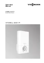 Viessmann VITOWELL EASY P1 Operation Manual preview
